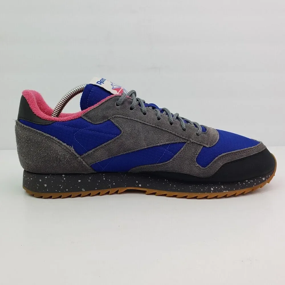 Reebok Classic Concept Sample Ripple Mens Size 10.5 Gray Blue Suede Sneaker Shoe